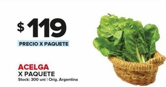 Carrefour Maxi Acelga x paquete oferta