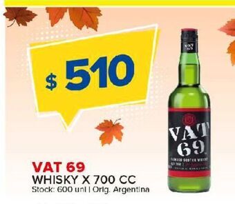 Carrefour Maxi Whisky vat 69 oferta
