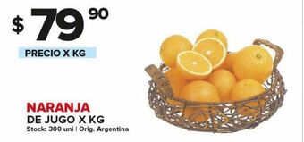 Carrefour Maxi Naranja de jugo x kg oferta