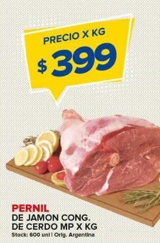 Carrefour Maxi Pernil de jamón de cerdo x kg oferta
