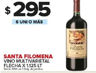 Carrefour Maxi Vino santa filomena oferta