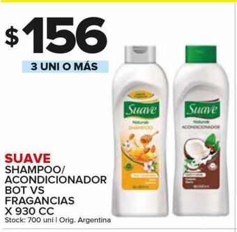 Carrefour Maxi Shampoo/acondicionador suave 930cc oferta