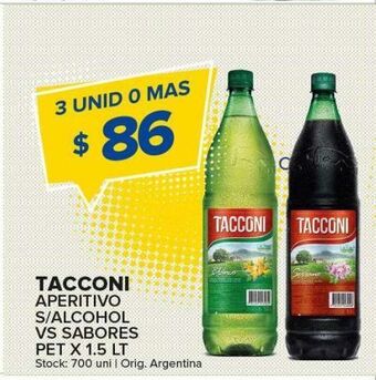Carrefour Maxi Aperitivos tacconi s/alcohol x 1,5l oferta