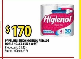 Punto Mayorista Papel higiénico higienol oferta