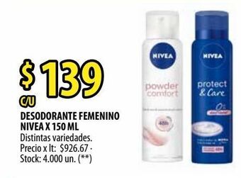 Punto Mayorista Desodorante nivea oferta