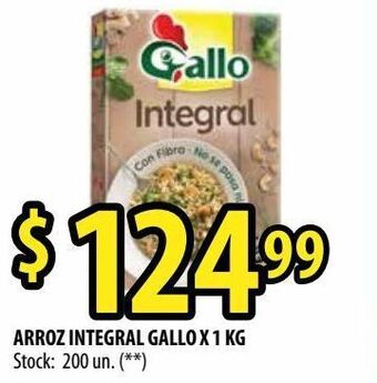 Punto Mayorista Arroz integral gallo oferta