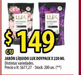 Punto Mayorista Jabón líquido lux oferta
