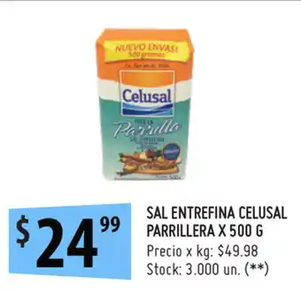 Punto Mayorista Celusal Parrillera Sal Entrefina x 500g oferta