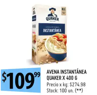 Punto Mayorista Quaker Avena Instantánea x 400gr oferta