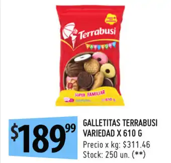 Punto Mayorista Terrabusi Galletitas Variedad x 610g oferta