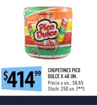 Punto Mayorista Pico Dulce Chupetines x 48un. oferta