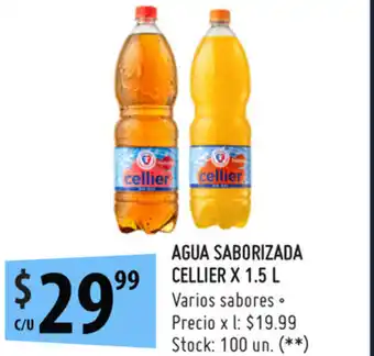 Punto Mayorista Cellier Agua Saborizado x 1.5L oferta