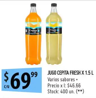 Punto Mayorista Cepita Fresh Jugo x 1.5L oferta