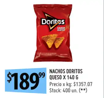 Punto Mayorista Doritos Nachos Queso x 140g oferta