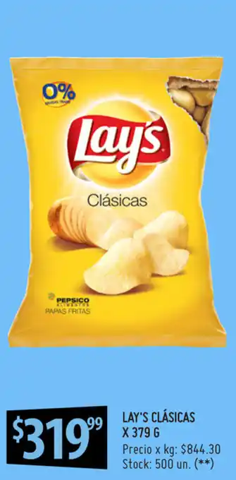 Punto Mayorista Lay's Clásicas x 379g oferta