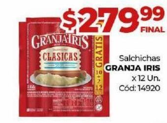 Diarco Salchichas granja iris oferta