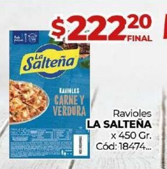 Diarco Ravioles la salteña oferta