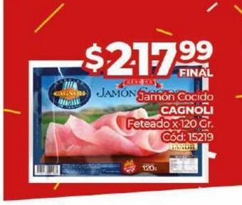 Diarco Jamon cocido cagnoli oferta