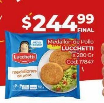 Diarco Medallon de pollo lucchetti oferta