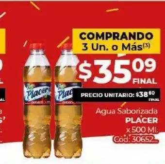 Diarco Agua saborizada placer oferta
