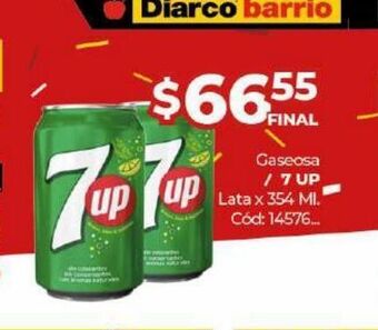 Diarco Gaseosa 7 up oferta