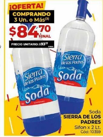 Diarco Soda sierra de los padres oferta