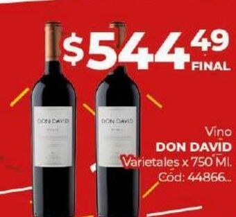 Diarco Vino don david oferta