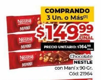 Diarco Chocolate nestlé oferta