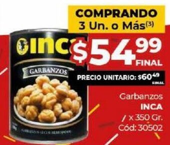 Diarco Garbanzos inca oferta