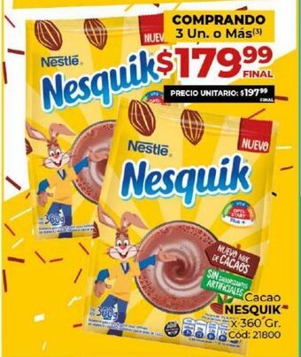 Diarco Cacao nesquik oferta
