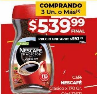 Diarco Cafe nescafé oferta
