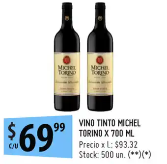 Punto Mayorista Michel Torino Vino Tinto x 700ml oferta