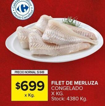 Carrefour Maxi Filet de merluza oferta