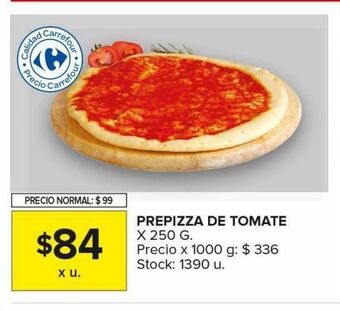 Carrefour Maxi Prepizza de tomate oferta
