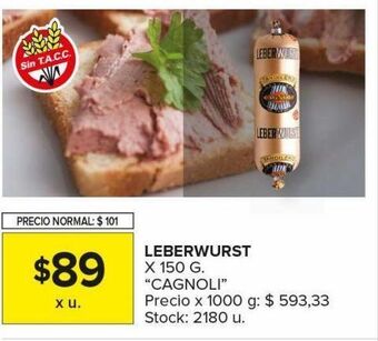 Carrefour Maxi Leberwurst x 150 g oferta