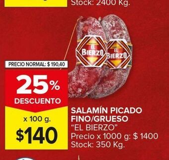 Carrefour Maxi Salamin picado fino grueso oferta