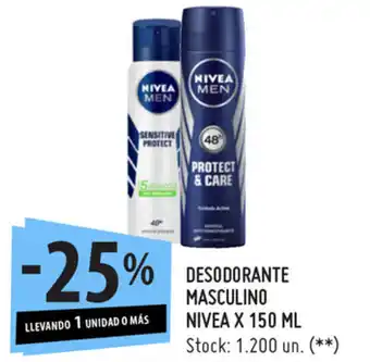 Punto Mayorista Nivea Desodorante Masculino x 150ml oferta