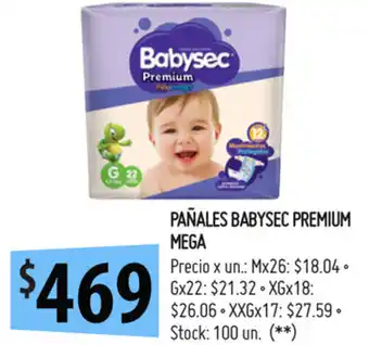Punto Mayorista Babysec Premium Mega Pañales oferta