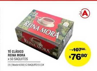 Atomo Conviene Reina Mora Té Clásico x 50 saquitos oferta