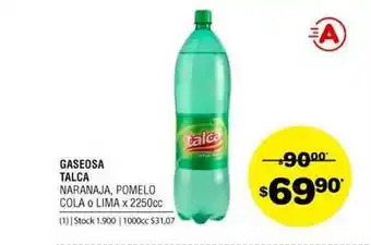 Atomo Conviene Talca Naranaja Pomelo Cola O Lima Gaseosa x 2250cc oferta