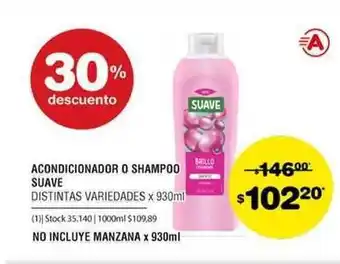 Atomo Conviene Suave Acondicionador O Shampoo x 930ml oferta