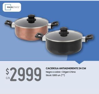Changomas Cacerola antiadherente 24 cm oferta