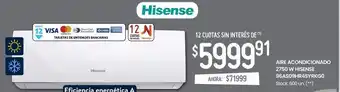 Changomas Aire acondicionado 2750 w hisense oferta