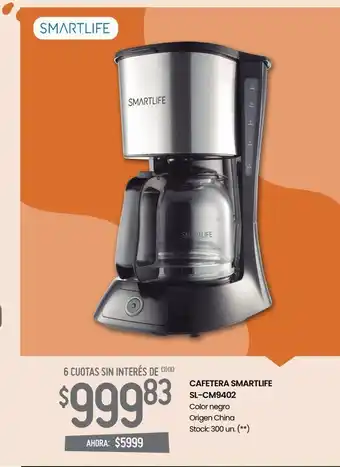 Changomas Cafetera smartlife oferta