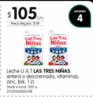 Jumbo Leche las tres niñas 1lt oferta
