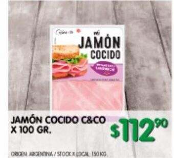 Jumbo Jamón cocido c&co 100g oferta