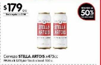 Disco Cerveza stella artois x 473cc oferta
