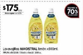 Disco Lavavajillas magistral limón x 500ml oferta