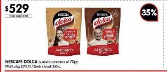 Disco Café nescafé dolca suave+aroma x 170g oferta