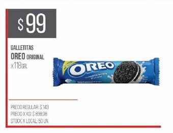 Disco Galletas oreo 118g oferta